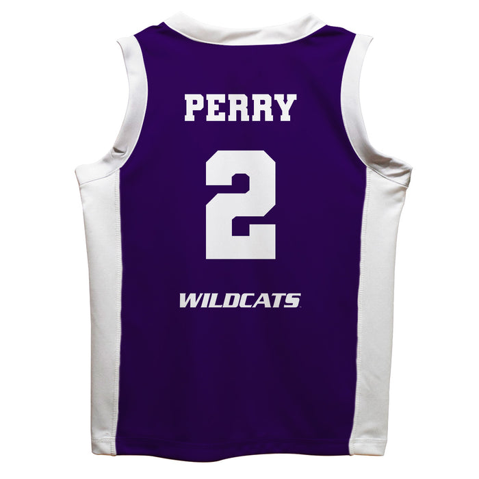 Kansas State University Wildcats K-State Vive La Fete Tylor Perry Game Day Purple Boys Basketball Jerse