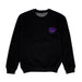 Kansas State University Wildcats K-State Hand Sketched Vive La Fete Impressions Artwork Womens  Black Crewneck Sweatshir