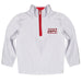 Louisiana at Lafayette Cajuns Hand Sketched Vive La Fete Impressions Artwork  White Quarter Zip Pullover V1