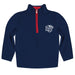 Liberty Flames Hand Sketched Vive La Fete Impressions Artwork  Blue Quarter Zip Pullover V1