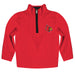 University of Louisville Cardinals Hand Sketched Vive La Fete Impressions Artwork  Red Quarter Zip Pullover V1