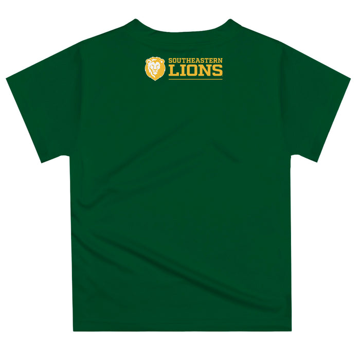 Southeastern Louisiana Lions Vive La Fete Excavator Boys Game Day Green Short Sleeve Tee - Vive La Fête - Online Apparel Store