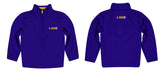 LSU Shreveport Pilots Vive La Fete Logo and Mascot Name Womens Purple Quarter Zip Pullover - Vive La Fête - Online Apparel Store