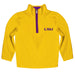 LSU Tigers Vive La Fete Impressions Artwork Gold Quarter Zip Pullover V1