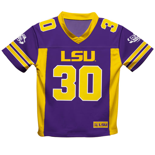 LSU Tigers Vive La Fete Greg Penn III Game Day Purple Boys Football Jersey