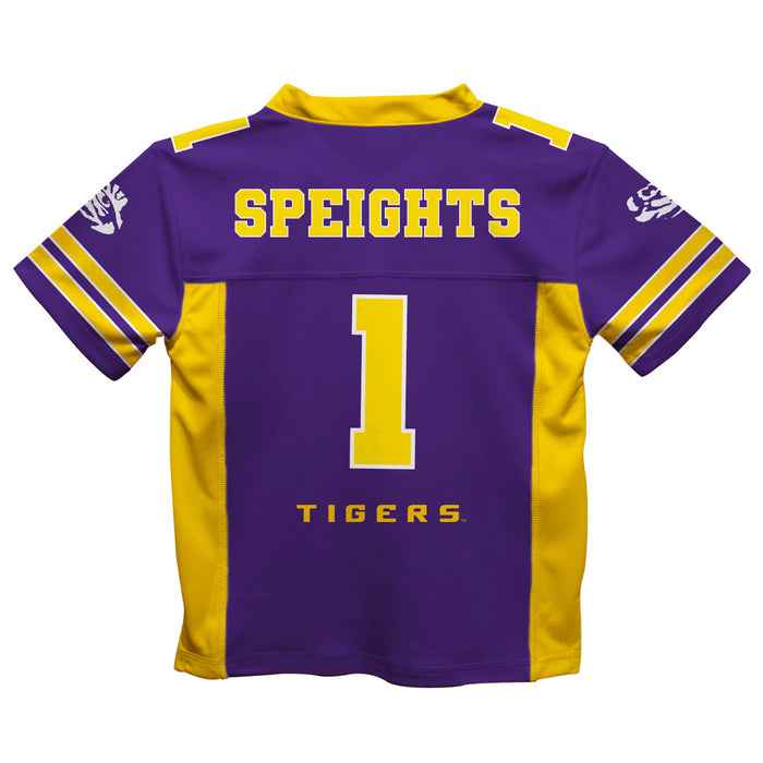 LSU Tigers Vive La Fete Omar Speights Game Day Purple Boys Football Jersey