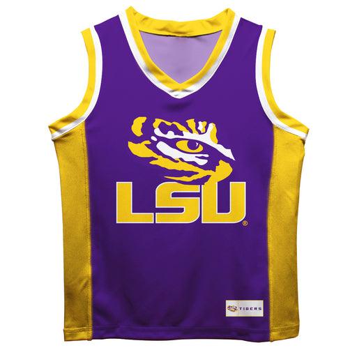 LSU Tigers Vive La Fete Flau'jae Johnson Game Day Purple Boys Basketball Fashion Top