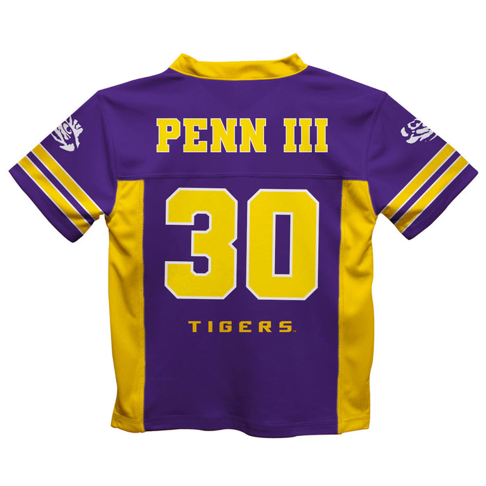 LSU Tigers Vive La Fete Greg Penn III Game Day Purple Boys Football Fashion Top