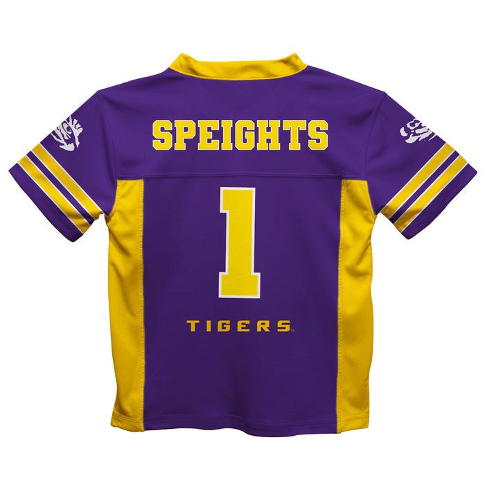 LSU Tigers Vive La Fete Omar Speights Game Day Purple Boys Football Fashion Top