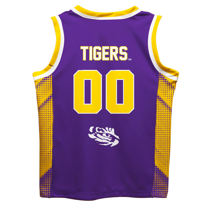 LSU Tigers Vive La Fete Game Day Purple Boys Fashion Basketball Top - Vive La Fête - Online Apparel Store