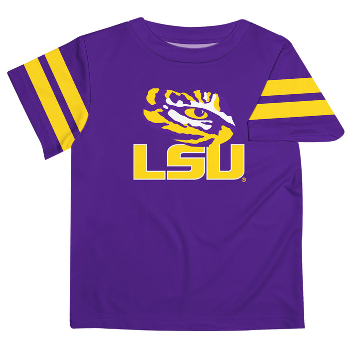 LSU Tigers Vive La Fete Greg Penn III Boys Game Day Purple Short Sleeve Tee