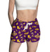 LSU Tigers Repeat Print Hand Sketched Vive La Fete Impressions Artwork Womens Yellow Lounge Shorts