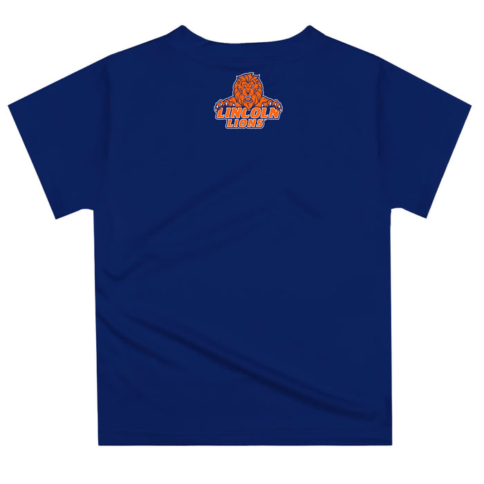 Lincoln University Lions LU Vive La Fete Excavator Boys Game Day Blue Short Sleeve Tee - Vive La Fête - Online Apparel Store