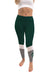Michigan State Spartans Vive La Fete Game Day Collegiate Ankle Color Block Women Green Gray Yoga Leggings