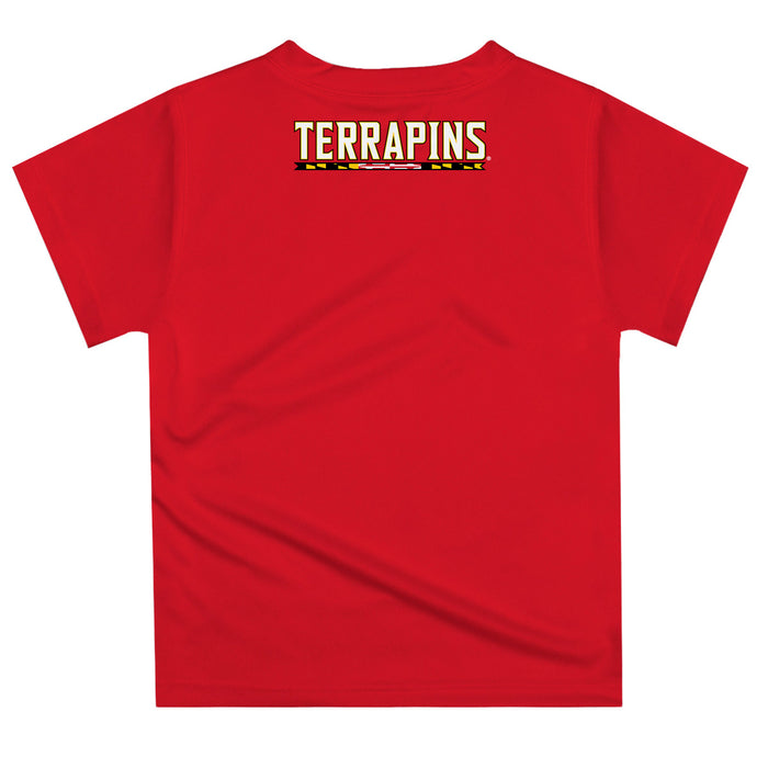 University of Maryland Terrapins Vive La Fete Excavator Boys Game Day Red Short Sleeve Tee - Vive La Fête - Online Apparel Store