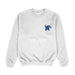 Memphis Tigers Hand Sketched Vive La Fete Impressions Artwork Womens  White Crewneck Sweatshirt