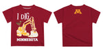 Minnesota Golden Gophers Vive La Fete Excavator Boys Game Day Maroon Short Sleeve Tee - Vive La Fête - Online Apparel Store