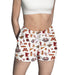 Minnesota Golden Gophers Repeat Print Hand Sketched Vive La Fete Impressions Artwork Womens White Lounge Shorts