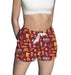 Minnesota Golden Gophers Repeat Print Hand Sketched Vive La Fete Impressions Artwork Womens Maroon Lounge Shorts