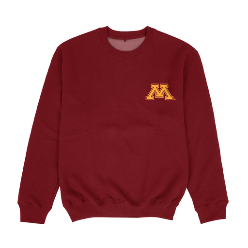 Minnesota Golden Gophers Hand Sketched Vive La Fete Impressions Artwork Womens  Maroon Crewneck Sweatshirt