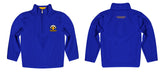 Morehead State Eagles Vive La Fete Logo and Mascot Name Womens Blue Quarter Zip Pullover - Vive La Fête - Online Apparel Store