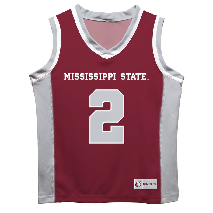 Missisipi State  Vive La Fete JerKaila Jordan Game Day Maroon Boys Basketball Jersey