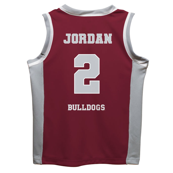 Mississipi State  Vive La Fete JerKaila Jordan Game Day Maroon Boys Basketball Jersey