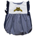 North Carolina A&T Aggies Embroidered Navy Gingham Girls Bubble