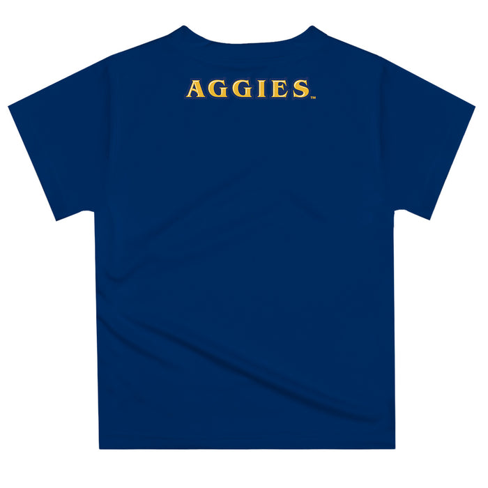 North Carolina A&T Aggies Vive La Fete Excavator Boys Game Day Blue Short Sleeve Tee - Vive La Fête - Online Apparel Store