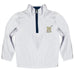 US Naval Academy Midshipmen Hand Sketched Vive La Fete Impressions Artwork  White Quarter Zip Pullover V1