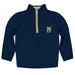 US Naval Academy Midshipmen Hand Sketched Vive La Fete Impressions Artwork  Navy Quarter Zip Pullover V1