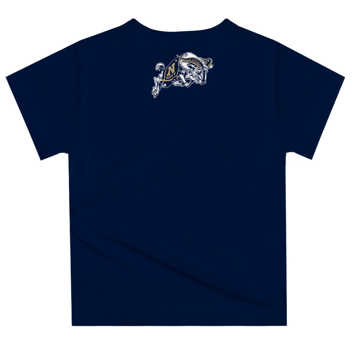 US Naval Academy Midshipmen Vive La Fete Excavator Boys Game Day Navy Short Sleeve Tee - Vive La Fête - Online Apparel Store