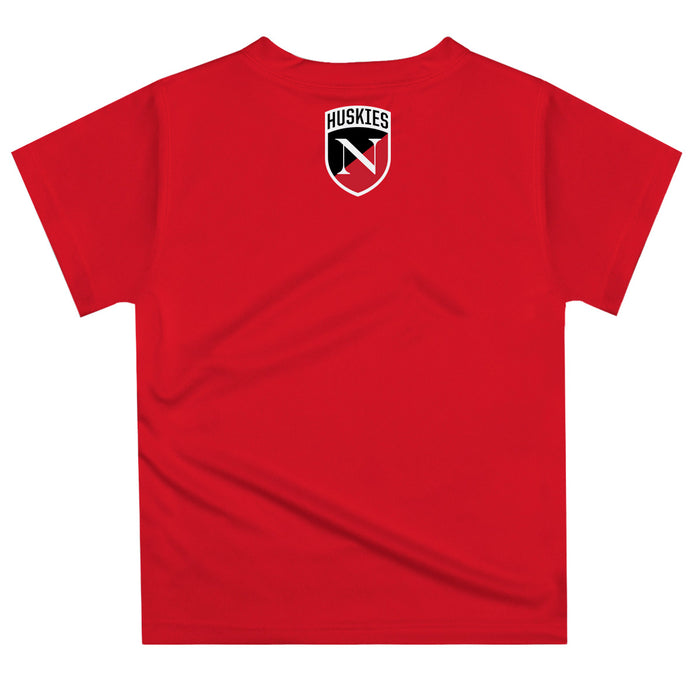 Northeastern University Huskies Vive La Fete Excavator Boys Game Day Red Short Sleeve Tee - Vive La Fête - Online Apparel Store