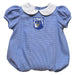 North Georgia Nighthawks Embroidered Royal Girls Baby Bubble Short Sleeve