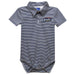 Southern New Hampshire University Penmen Embroidered Navy Stripe Knit Boys Polo Bodysuit