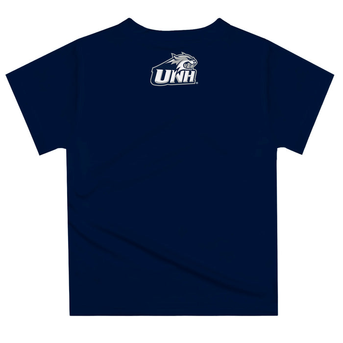 University of New Hampshire Wildcats UNH Vive La Fete Excavator Boys Game Day Blue Short Sleeve Tee - Vive La Fête - Online Apparel Store