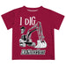 New Mexico State University Aggies, NMSU Aggies Vive La Fete Excavator Boys Game Day Crimson Short Sleeve Tee