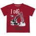 North Carolina Central Eagles Vive La Fete Excavator Boys Game Day Maroon Short Sleeve Tee