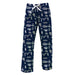 University of Nevada Reno Wolfpack Repeat Print Hand Sketched Vive La Fete Impressions Artwork Womens  Navy  Lounge Pant