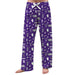 Northwestern Wildcats Repeat Print Hand Sketched Vive La Fete Impressions Artwork Womens Purple Lounge Pants