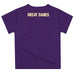 University at Albany Great Danes UALBANY  Vive La Fete Excavator Boys Game Day Purple Short Sleeve Tee - Vive La Fête - Online Apparel Store