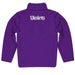 New York Violets Vive La Fete Logo and Mascot Name Womens Purple Quarter Zip Pullover - Vive La Fête - Online Apparel Store