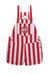 Ohio State Buckeyes Vive La Fete Stripes Overall Short Team Bibs