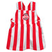 Ohio State Buckeyes Red Stripe Logo Boys Overall Dress Team Bibs