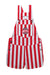 Ohio State Buckeyes Vive La Fete Black Stripes Logo Womens Overall Short Team Bibs