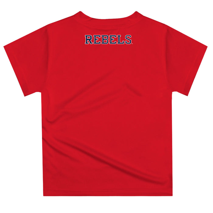 Ole Miss Rebels Vive La Fete Excavator Boys Game Day Red Short Sleeve Tee - Vive La Fête - Online Apparel Store