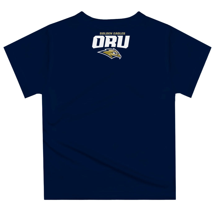 Oral Roberts University Golden Eagles Vive La Fete Excavator Boys Game Day Navy Short Sleeve Tee - Vive La Fête - Online Apparel Store