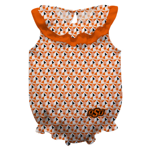 Oklahoma State Girls Sleeveless Onesie