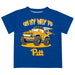 Pittsburgh Panthers UP  Vive La Fete Monster Truck Boys Game Day Blue Short Sleeve Tee