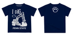 Penn State Nittany Lions Vive La Fete Excavator Boys Game Day Navy Short Sleeve Tee - Vive La Fête - Online Apparel Store